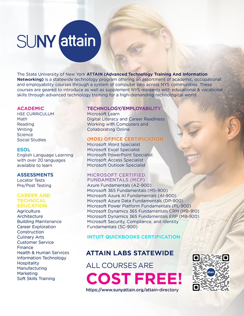 View ATTAIN Flyer PDF ATTAIN program flyer